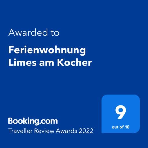 Ferienwohnung Limes Am Kocher Huttlingen Ngoại thất bức ảnh